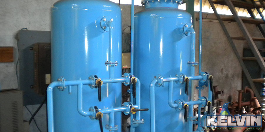 industrial water softener plant